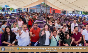 💧🏡Chiautempan entrega cerca de 150 tinacos a familias del municipio