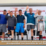 Gobierno estatal transforma atención a personas con discapacidad con inversión de mil 209 mdp.