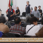 Destacan las personas mayores sus aportaciones al desarrollo de las comunidades como sujetos de derechos.