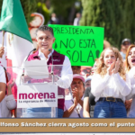 Alfonso Sánchez cierra agosto como el puntero en Morena.