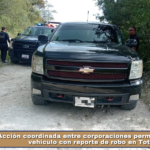 Acción coordinada entre corporaciones permite recuperar vehículo con reporte de robo en Totolac.