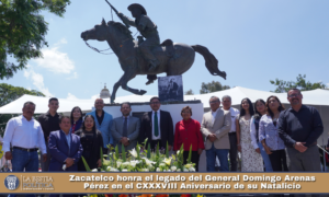 Zacatelco honra el legado del General Domingo Arenas Pérez en el CXXXVIII Aniversario de su Natalicio.