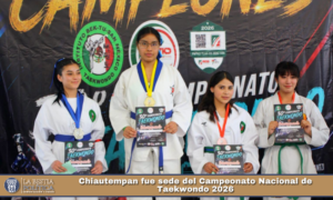Chiautempan fue sede del Campeonato Nacional de Taekwondo 2026.
