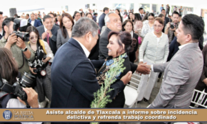 Asiste alcalde de Tlaxcala a informe sobre incidencia delictiva y refrenda trabajo coordinado.