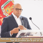 Tlaxcala apuesta por atender las causas de la violencia con 22 jornadas por la paz en 2026.