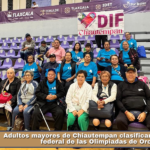 Adultos mayores de Chiautempan clasifican a la etapa federal de las Olimpiadas de Oro.