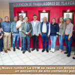 ¿Nuevo rumbo? La CTM se reúne con Alfonso Sánchez en un encuentro de alto contenido político.