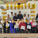 El Deportivo Luis Donaldo Colosio, un espacio que impulsa el aprendizaje y el bienestar de las personas adultas mayores.