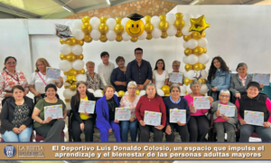 El Deportivo Luis Donaldo Colosio, un espacio que impulsa el aprendizaje y el bienestar de las personas adultas mayores.