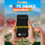 Gobierno de Huamantla alerta sobre intento de extorsión mediante suplantación de identidad.