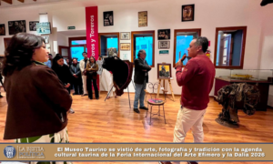 El Museo Taurino se vistió de arte, fotografía y tradición con la agenda cultural taurina de la Feria Internacional del Arte Efímero y la Dalia 2026.