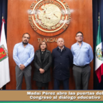 Madai Pérez abre las puertas del Congreso al diálogo educativo.