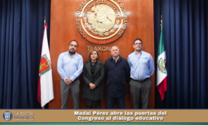 Madai Pérez abre las puertas del Congreso al diálogo educativo.