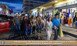 Callejoneada del Hermanamiento une tradiciones y cultura de Huamantla, Papalotla y Amaxac.