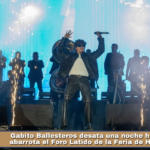 Gabito Ballesteros desata una noche histórica y abarrota el Foro Latido de la Feria de Huamantla.