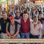 Ejidatarios y comisariados de Huamantla se suman con Alfonso Sánchez, respaldan su proyecto de defensa.