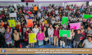 Alfonso Sánchez, el perfil que más territorio construye en defensa de la transformación.