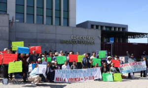 Comunidades nahuas recurren al amparo para frenar obra del CECI en campos de Ixcotla.