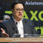 Ayometla recibe primera sanción municipal por incumplimientos en transparencia.