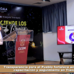 Transparencia para el Pueblo fortalece acciones de capacitación y seguimiento en Tlaxcala.