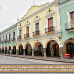 Gracias a la transparencia impulsada por Alfonso Sánchez García, Ayuntamiento de Tlaxcala consolida dos cuentas públicas aprobadas.