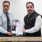Recibe Congreso de Tlaxcala formato del Censo Nacional de Poderes Legislativos Estatales 2026.