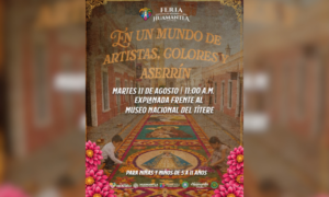 Gobierno de Huamantla invita a niñas y niños a descubrir el arte efímero con «En un mundo de artistas, colores y aserrín».