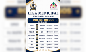 16 equipos se suman a la Liga Municipal de Futbol de Servidores Públicos que impulsa el Ayuntamiento de Tlaxcala.