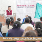 Terrenate reconoce en Alfonso Sánchez un hombre cercano y con sensibilidad social.