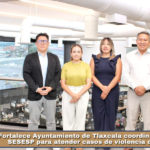 Fortalece Ayuntamiento de Tlaxcala coordinación con la SESESP para atender casos de violencia de género.