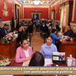 Gobernadora fortalece atención directa a la ciudadanía con sexta audiencia pública.