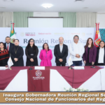 Inaugura Gobernadora Reunión Regional Sur 2026 del Consejo Nacional de Funcionarios del Registro Civil.