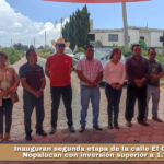 Inauguran segunda etapa de la calle El Chilar en Nopalucan con inversión superior a 1.7 mdp.