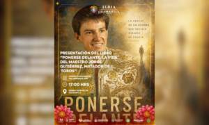 Huamantla recibirá la presentación del libro “Ponerse delante. La vida del maestro Jorge Gutiérrez, matador de toros”.