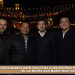 Chava Santos participa junto a las familias huamantlecas en La Noche que Nadie Duerme.