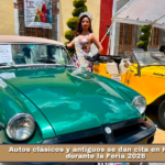 Autos clásicos y antiguos se dan cita en Huamantla durante la Feria 2026.