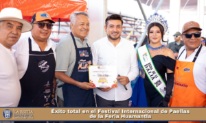 Éxito total en el Festival Internacional de Paellas de la Feria Huamantla.
