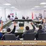 Calle El Grullo de Chiautempan será rehabilitada: Blanca Angulo.
