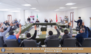 Calle El Grullo de Chiautempan será rehabilitada: Blanca Angulo.