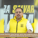 Foros fueron una farsa, solo los usaron para legitimar una reforma electoral pírrica: Cambrón.