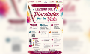 Convocan a participar en el concurso estatal de dibujo “Pinceladas por la vida”.