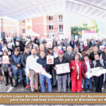 Carlos López Suárez destaca coordinación del Ayuntamiento de Tlaxcala para hacer realidad Vivienda para el Bienestar en Acuitlapilco.