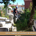 Inicia limpieza en panteón de Chiautempan.