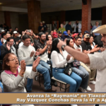 Avanza la “Raymanía” en Tlaxcala; Ray Vázquez Conchas lleva la 4T a Apizaco.