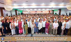 DIF y Procuraduría Municipal de Panotla participan en Jornada Nacional de Capacitación por las Infancias.