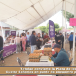 Totolac convierte la Plaza de los Cuatro Señoríos en punto de encuentro por la paz.