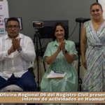 Oficina Regional 06 del Registro Civil presenta su primer informe de actividades en Huamantla.