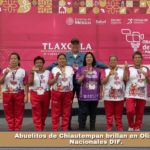 Abuelitos de Chiautempan brillan en Olimpiadas Nacionales DIF.