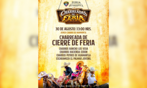 Charreada de cierre de feria celebrará la tradición y el orgullo huamantleco.