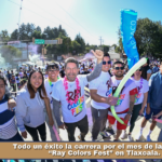 Todo un éxito la carrera por el mes de la juventud “Ray Colors Fest” en Tlaxcala.